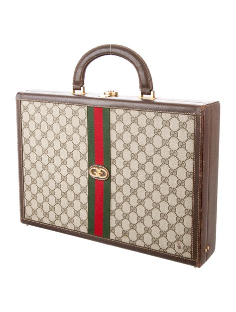 gucci brief case|vintage Gucci briefcase bag.